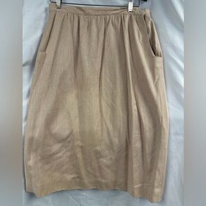 Vintage Weathervane Light Pink Midi Women's Skirt